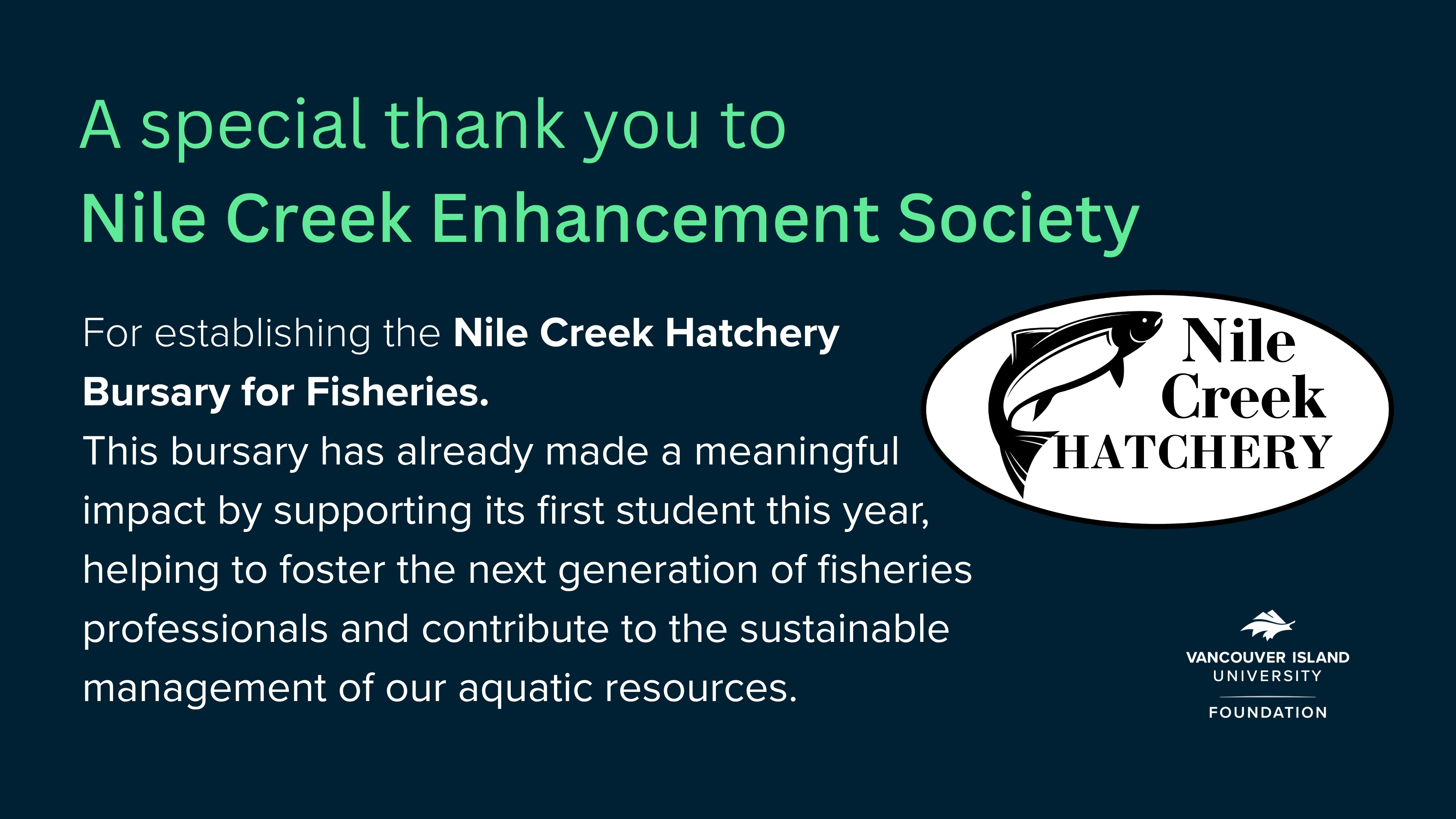 Nile Creek Hathery Thank You