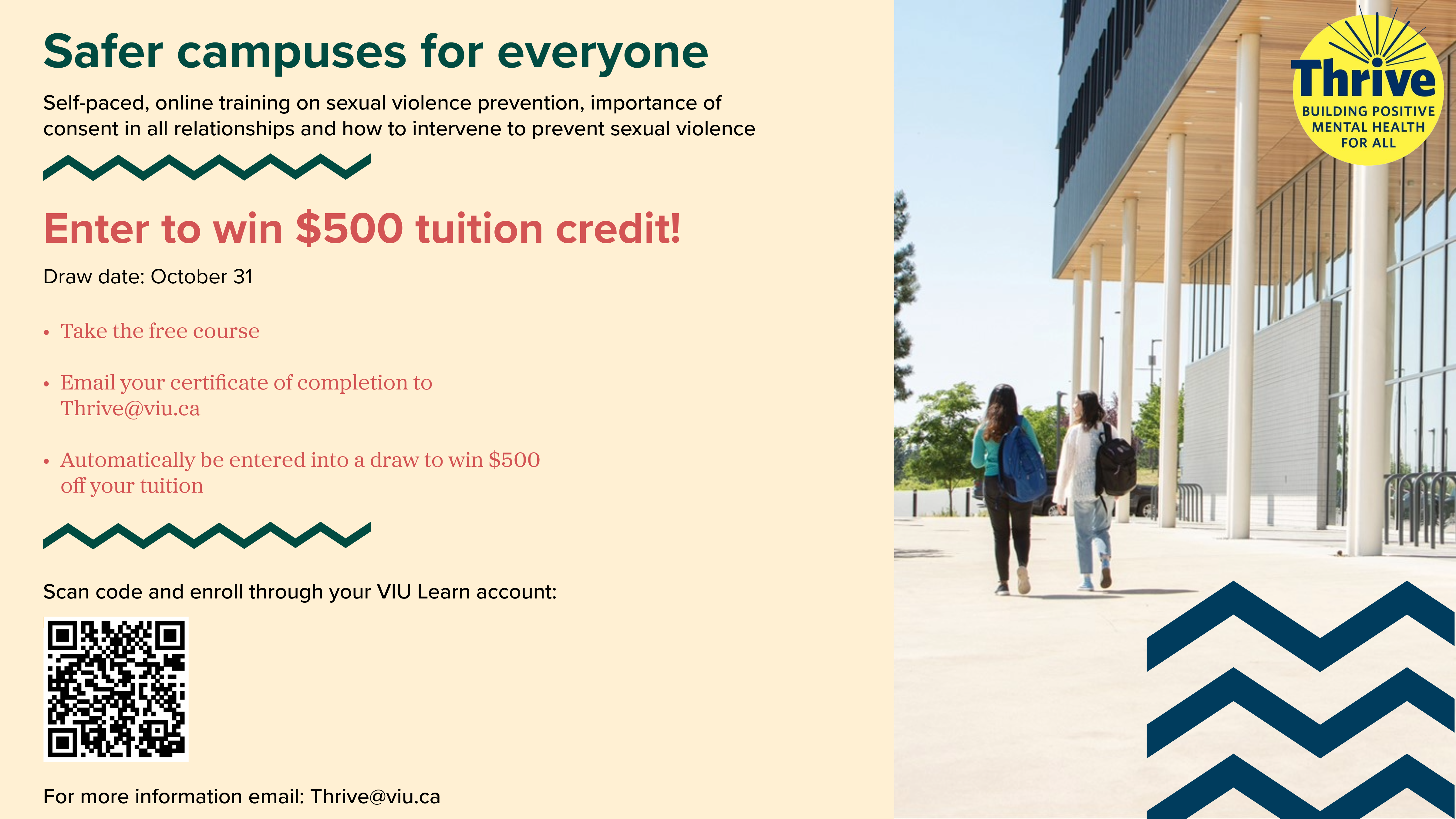 Thrive training: Safer campuses for everyone